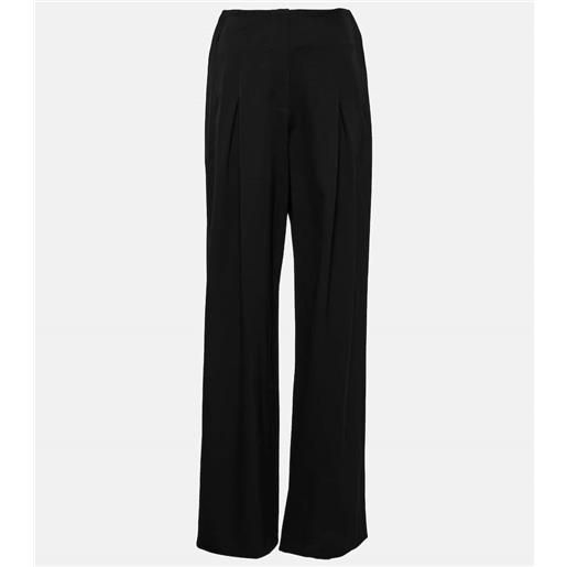 Fforme pantaloni a gamba larga faye in lana