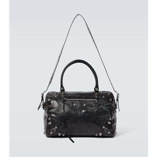 Balenciaga borsa da viaggio le cagole in pelle