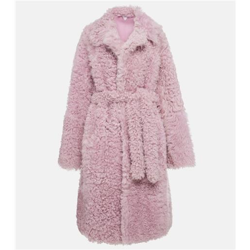Bottega Veneta cappotto oversize in shearling