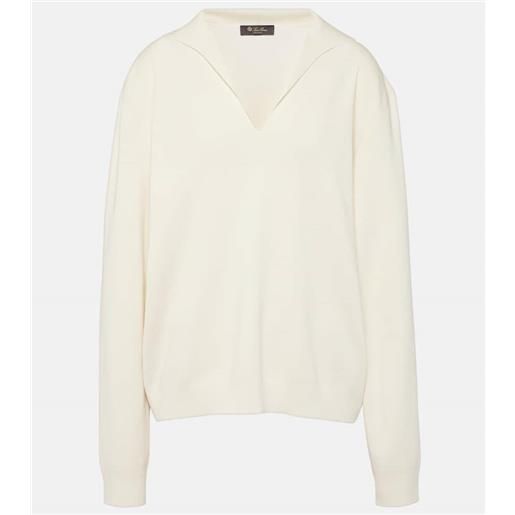 Loro Piana polo sorbonne in seta e cotone
