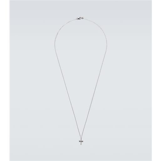 Mateo collana in oro bianco 14kt con diamanti