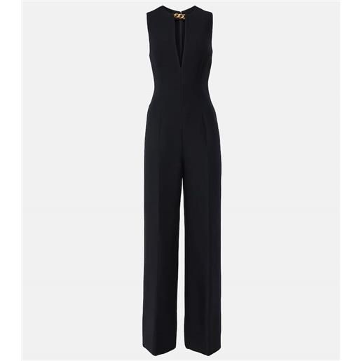 Stella McCartney jumpsuit in lana e seta
