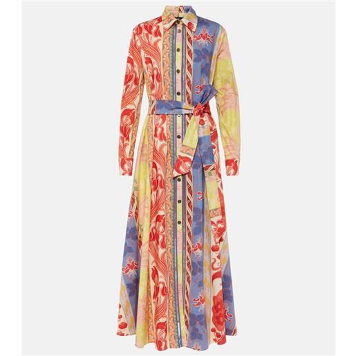 Etro abito chemisier in misto cotone