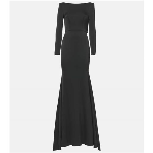 Alex Perry abito lungo in crãªpe