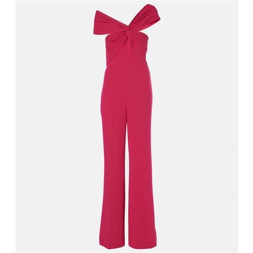Roland Mouret jumpsuit a gamba larga in cady