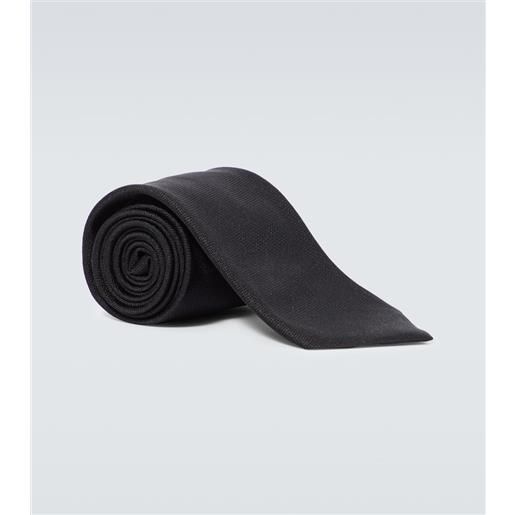 Zegna cravatta in twill di seta
