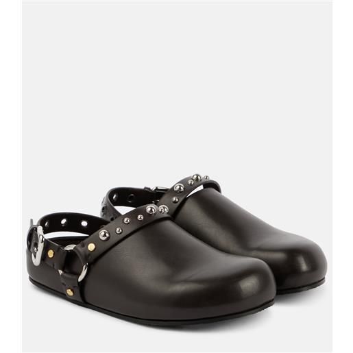 Stella McCartney zoccoli elyse in similpelle con borchie