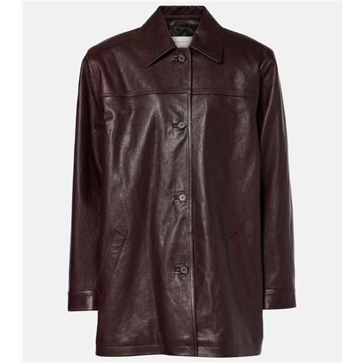 Magda Butrym giacca oversize in pelle