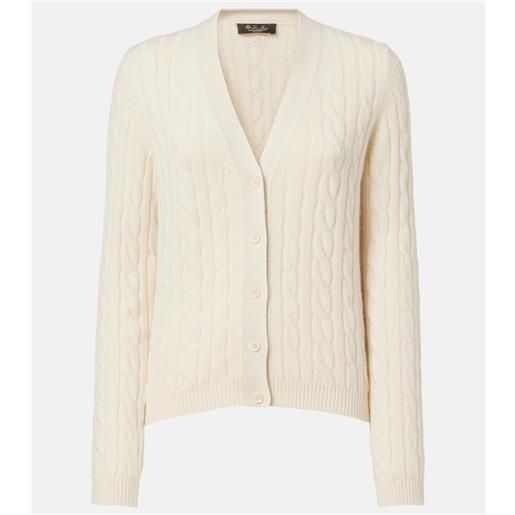 Loro Piana cardigan jubilee in cashmere a trecce