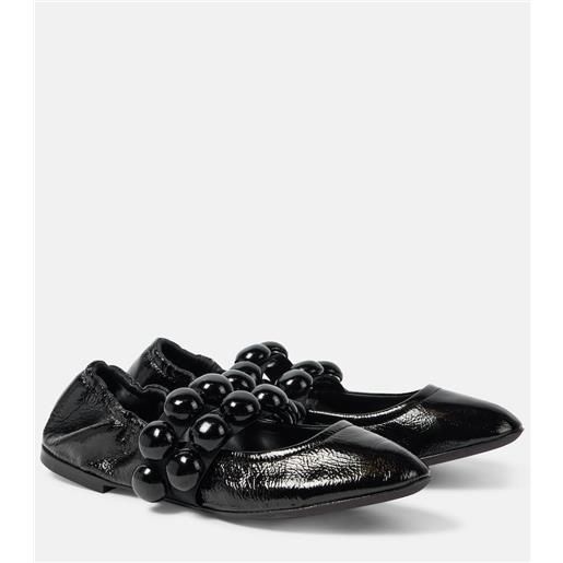 Alaia alaã¯a ballerine sphere in vernice