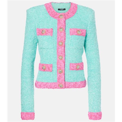 Balmain blazer in maglia