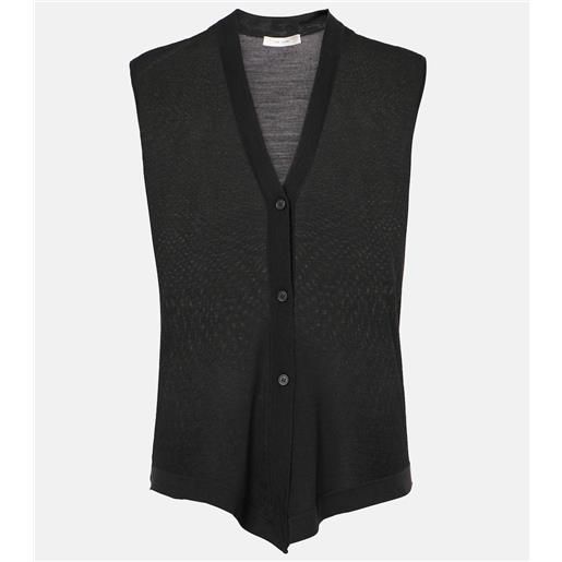 The Row gilet harrell in lana