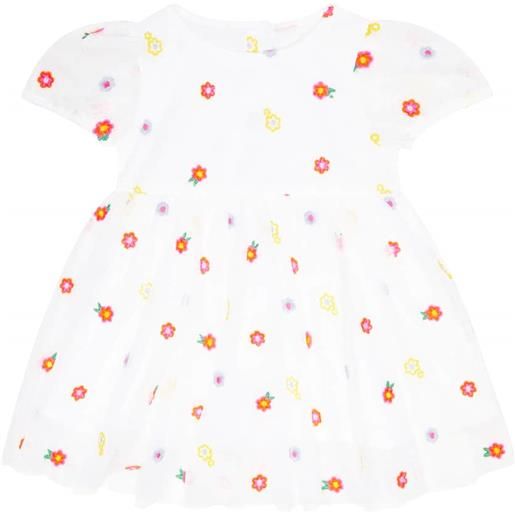 Stella McCartney Kids baby - miniabito in tulle con ricami
