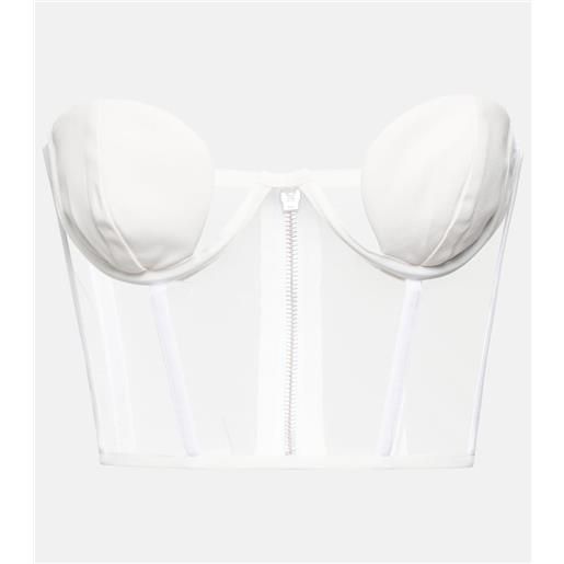 Nensi Dojaka bridal - bustier in crãªpe