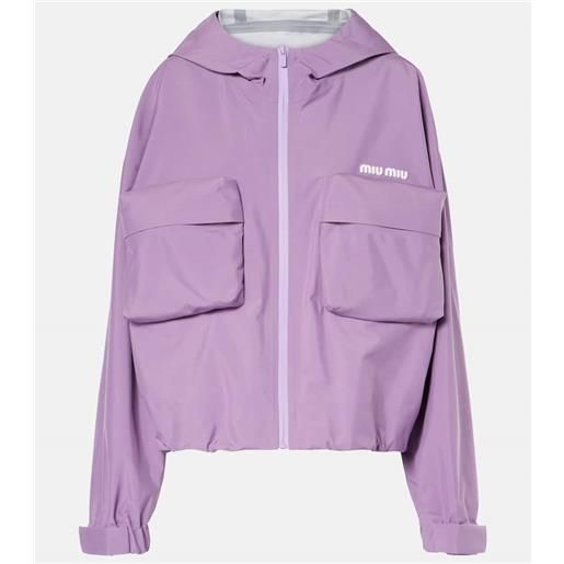 Miu Miu giacca in tessuto tecnico