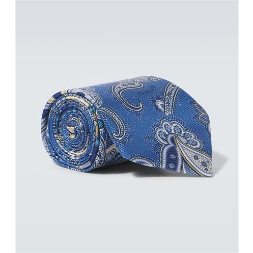 Etro cravatta con stampa paisley