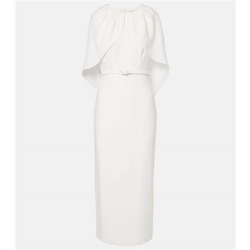 Roland Mouret abito midi in crãªpe di raso