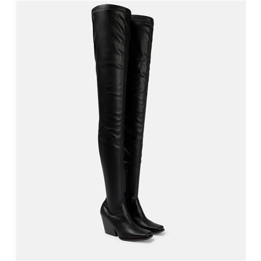 Stella McCartney stivali cuissardes in similpelle