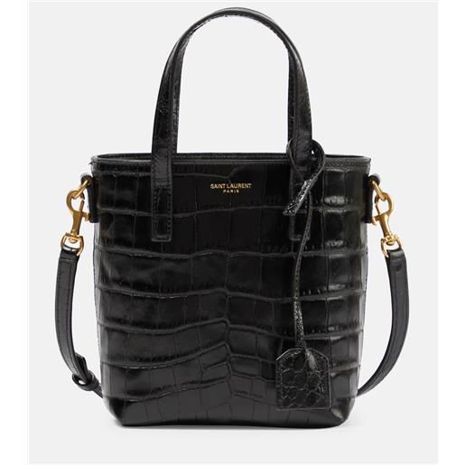 Saint Laurent borsa toy shopping n/s in pelle stampata