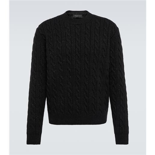 Prada pullover in misto lana e cashmere