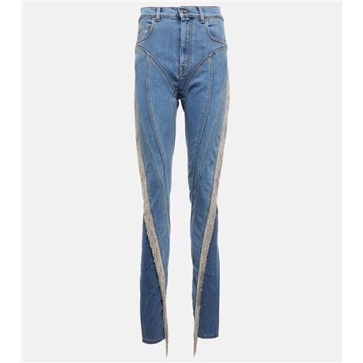 Mugler jeans skinny spiral