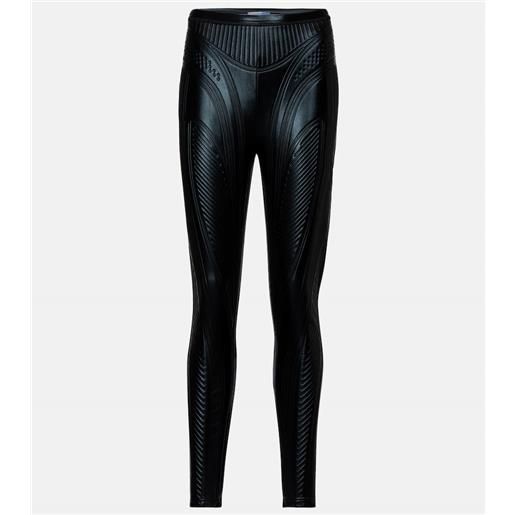 Mugler leggings in neoprene