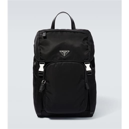 Prada zaino in re-nylon con logo