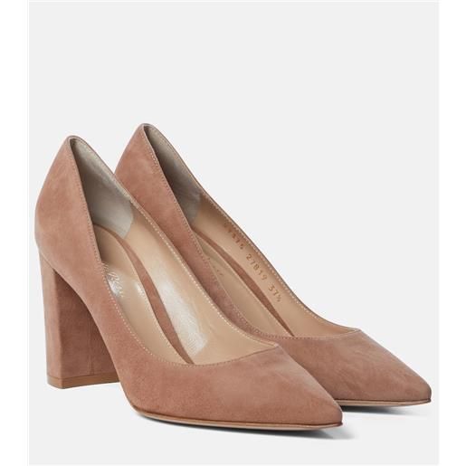 【Gianvito Rossi】 Decollete Piper In Pelle Scamosciata Prezzi scontati e collezioni alla moda gianvito rossi, piper