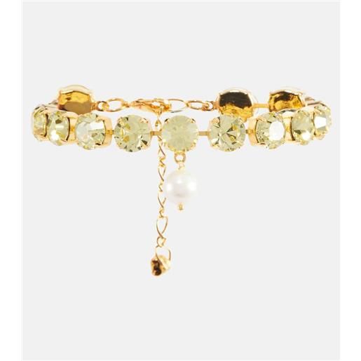 Magda Butrym bracciale con cristalli