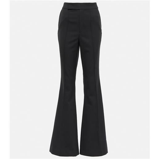 Roland Mouret pantaloni flared in misto lana