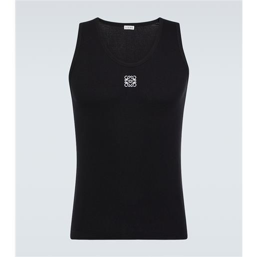Loewe tank top anagram in cotone