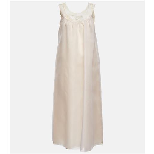 Prada abito midi in tulle