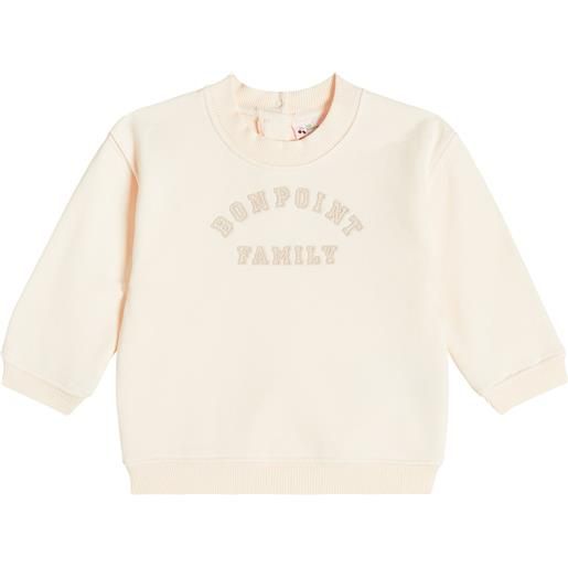 Bonpoint baby - felpa dahlia in pile di cotone