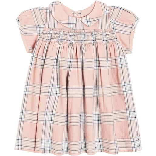 Bonpoint baby - abito joyeuse in misto cotone a quadri