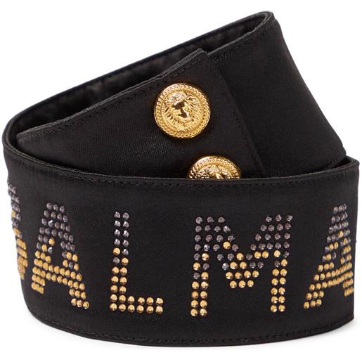 Balmain Kids cintura con cristalli