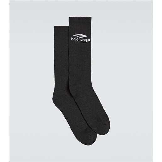 Balenciaga calzini da sci 3b sports icon a coste