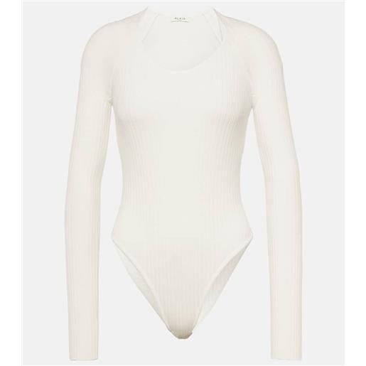 Alaia alaã¯a body in maglia a coste