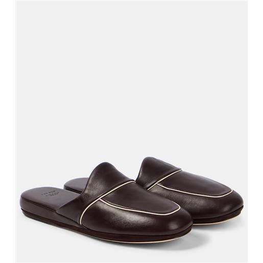 The Row slippers beck in pelle