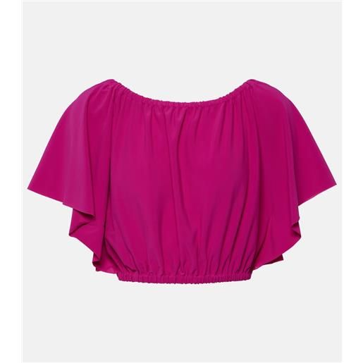 Eres top cropped solal in jersey