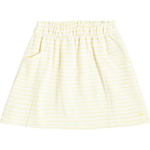 Bonpoint gonna in jersey di cotone a righe