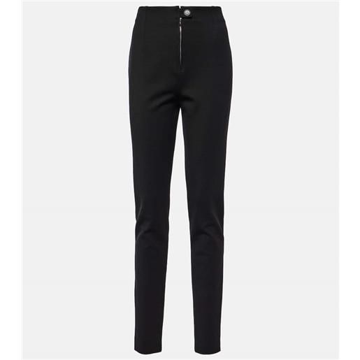 Alaia alaã¯a leggings a vita alta in gabardine