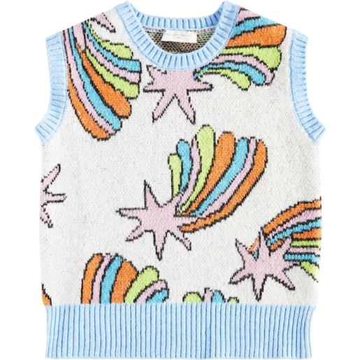 Stella McCartney Kids gilet con intarsi