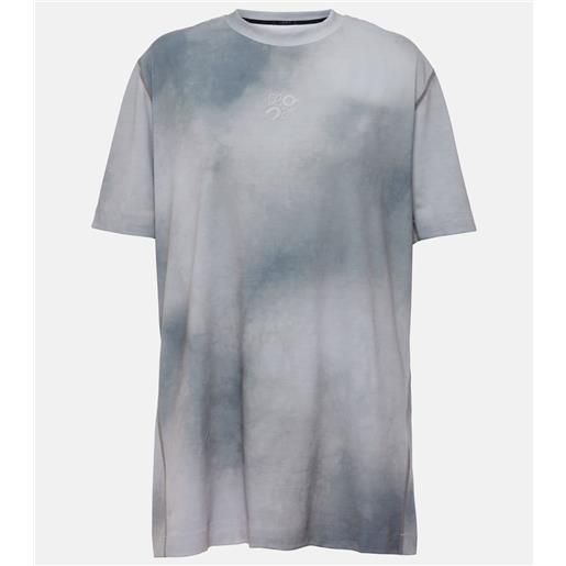 Loewe x on - t-shirt in jersey con logo