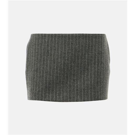 Alex Perry minigonna gessata a vita bassa