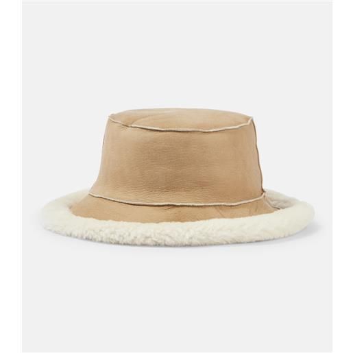 Brunello Cucinelli cappello da pescatore in shearling