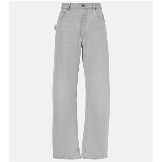 Bottega Veneta jeans a gamba larga e vita media