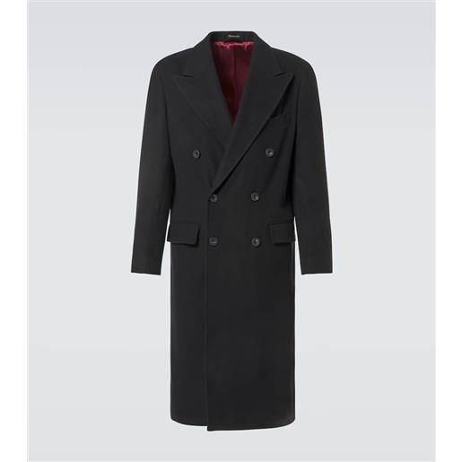 Rubinacci soprabito doppiopetto in cashmere