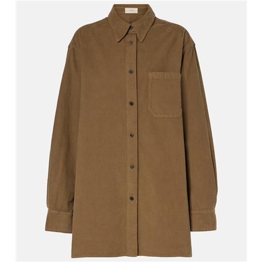 The Row camicia idro in velluto a coste