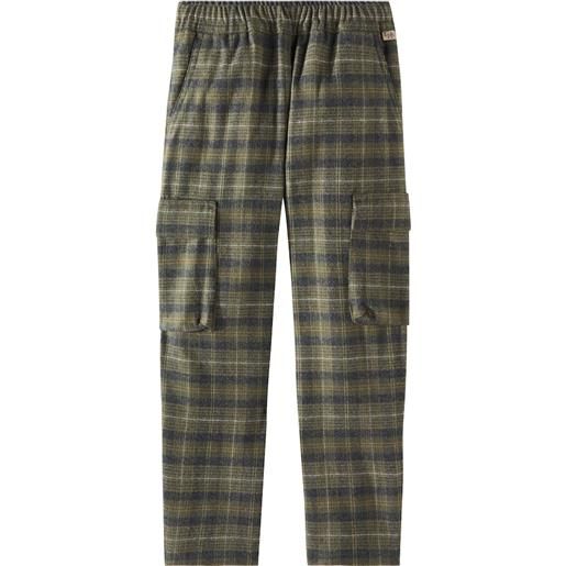 Il Gufo pantaloni cargo a quadri