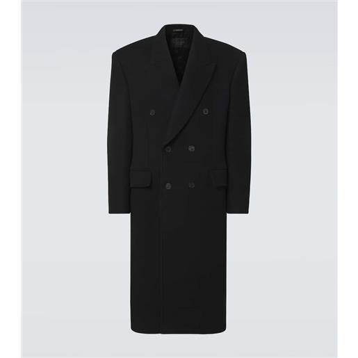 Balenciaga soprabito doppiopetto in cashmere e lana